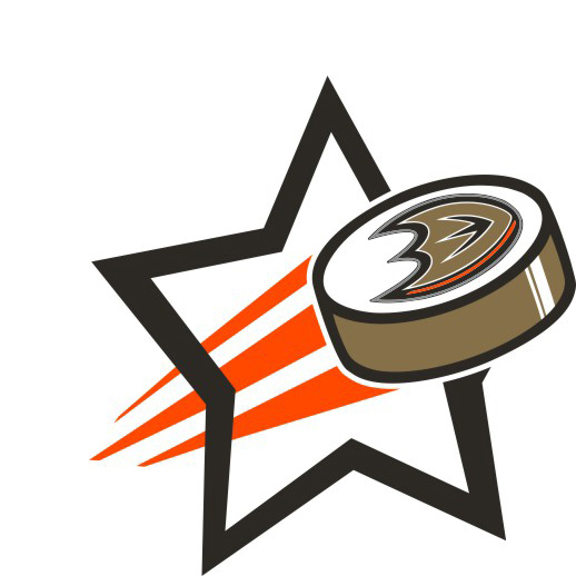 Anaheim Ducks Hockey Goal Star logo iron on paper